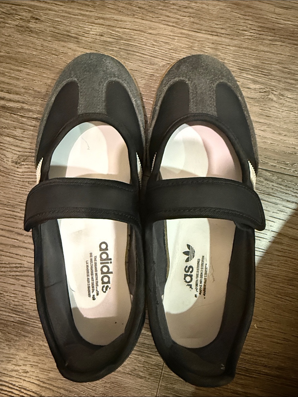 Adidas Samba Mary Jane Black and White Size 40